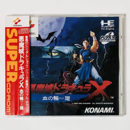 KONAMI PC Engine Akumajo Dracula X Rondo of Blood KMCD3005 SUPER CDROM
