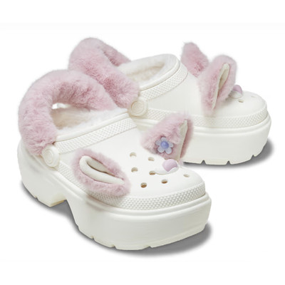 CROCS Stomp Stuffed Animal Mouse Clog 210690 Chalk WHITE, 2024