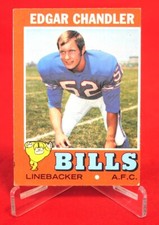 Edgar Chandler TOPPS Football Card 1971 #86 NFL EX-NM