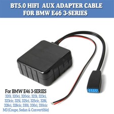 Car Bluetooth Module AUX Cable Adapter For BMW E46 3 SERIES 320i 320ci 320cic