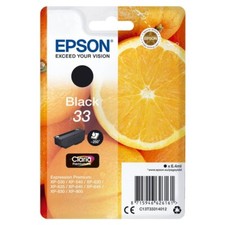Epson 33 (T33314010) Black Original Claria Premium Standard Capacity Ink Cartrid