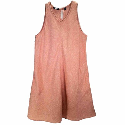 chinese dress ladies 100% Linen Swing Beach Tank Dress GIANA – LINTICO main image 0