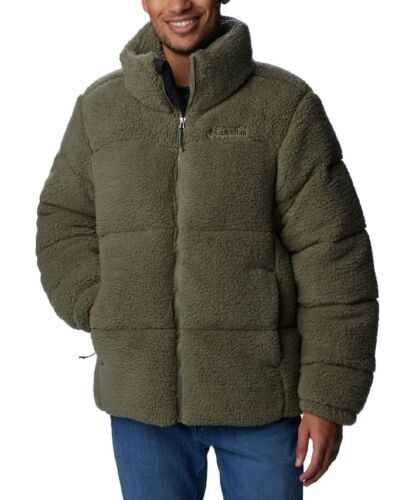 Men's Columbia Sportswear Insulated Puffect Sherpa Puffer Jacket Winter Size M