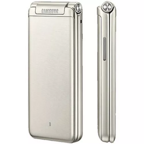 Entsperrt Samsung Galaxy Ordner G1600 Dual SIM LTE Flip 8MP Tastatur Smartphone - Bild 2 von 6