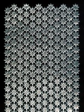SILVER FOIL GERMAN DRESDEN DIE CUT PAPER STAR BORDER