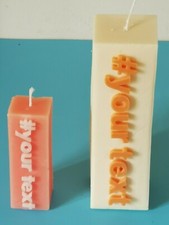 Arte En Casa-Set De 3 Moldes De Silicona Para Velas Y Jabones Cubo 3D Set De 3 Modelos Diferentes