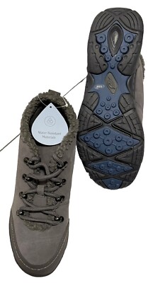 Easy Spirit Women s Walking Boots 10M Gray Water Resistant  Extreme  Ankle Shoes