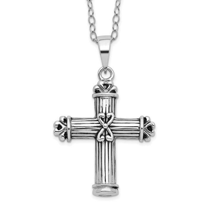 Sterling Silver Cross Ash Holder 18 Sterling Silver Cross Ash Holder 18