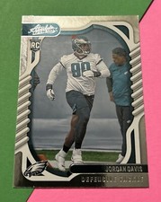 2022 Panini Absolute Jordan Davis Rookie RC Card Philadelphia Eagles #172