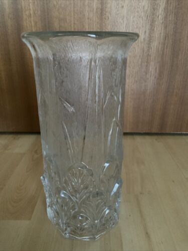Vase en verre - hauteur 24 cm - noble - poids - 1730 g ! - Photo 1/5