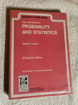 Theory and Problems of Probability and Statistics (Schaum's Outline Ser |   544