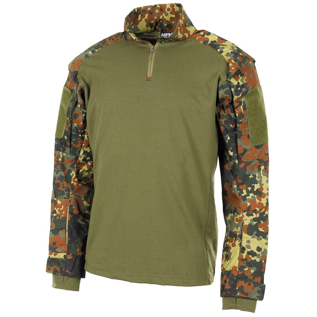 MFH Brand U.S. Military style shirts flecktarn camo combat