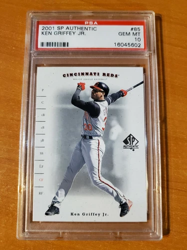 2001 SP Authentic Ken Griffey Jr. Card #85 PSA 10 GEM MINT