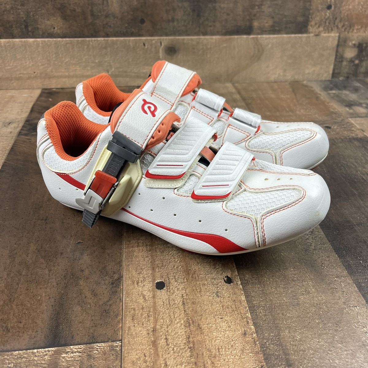 Chaussures Cyclisme Peloton Taille 40 - Noir/rouge, Femme 9 / Homme 7, Avec Cales