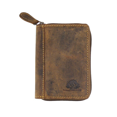 Greenburry Vintage 1626-25 Leder Kartenetui Kreditkartenetui RFID-Safe