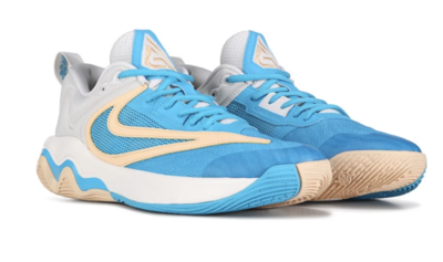 light blue giannis shoes