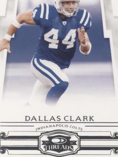 2007 Donruss Threads Dallas Clark #92 - 1 of 2