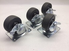 4) Faultless 3” Locking Caster Wheels