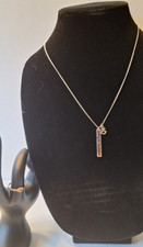 Capricorn sign ring size 8 silver necklace with symbol and pendant