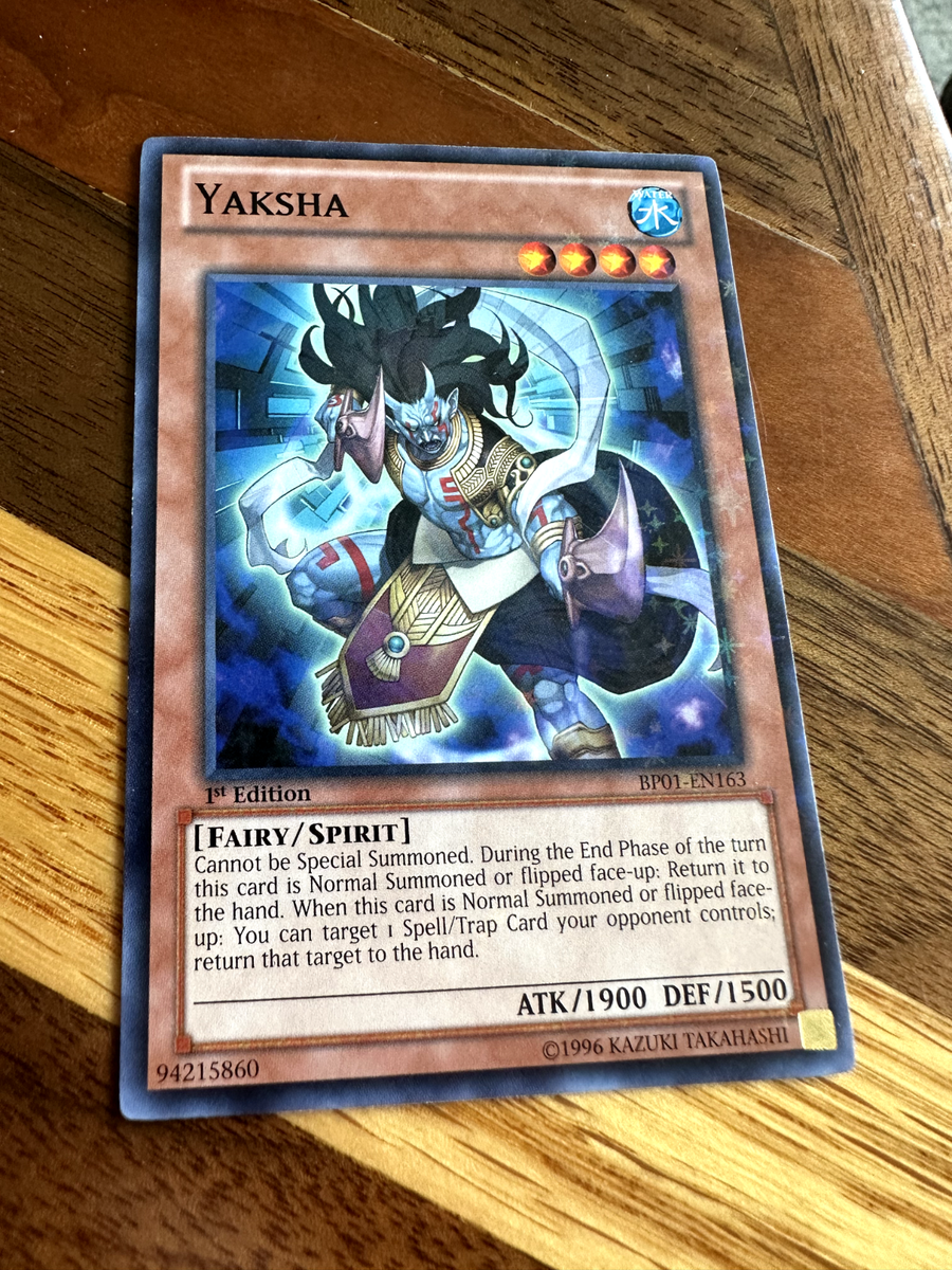 Yaksha BP01-EN163 1st Edition Starfoil Rare LP + BONUS | eBay