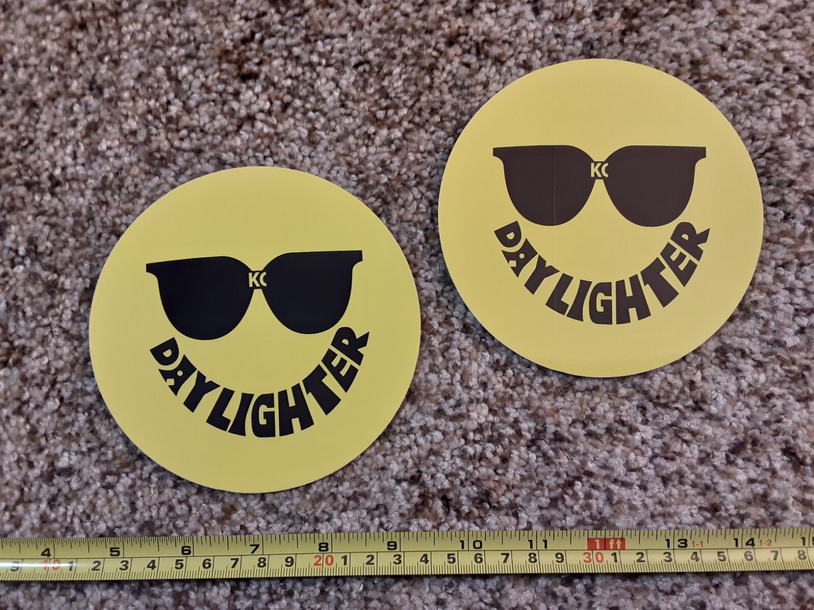 Decals Stickers Truck Jeep Offroad Yellow Face
