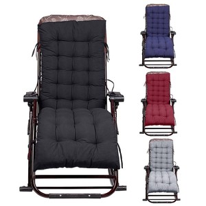 Lounge Chair Cushion Tufted Soft Deck Chaise Padding Outdoor