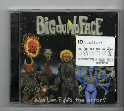 (JP879) Big Dumb Face, Duke Lion Fights The Terror!! - 2001 CD