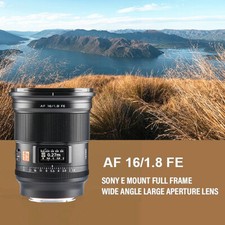 VILTROX 16mm F1.8 Auto Focus Full Frame Wide Angle Lens For Sony E mount Camera