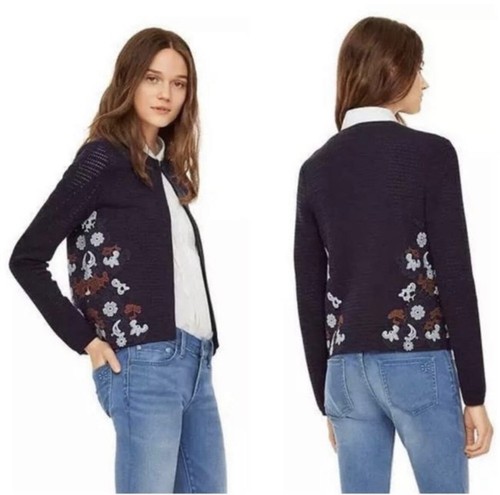 Cotton floral cardigan sweater | eBay