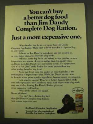 1970 Jim Dandy Complete Dog Ration Ad