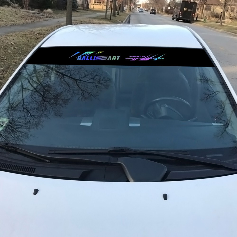 Car Sticker Front Window Windshield Top Decal Decor Vinyl Waterproof Accessories eBay