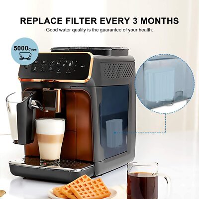 Filtro Acqua Saeco Aqua Clean CA6903/01 - Doppia Conf., Per Macchine Caff&egrave; Philips E Saeco, Fino A 5000 Tazze