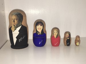 bill clinton nesting dolls
