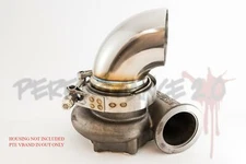 ​​Precision Turbo V-band 3-5/8" Tight Radius Downpipe Elbow 3" PTE VBAND CLAMP