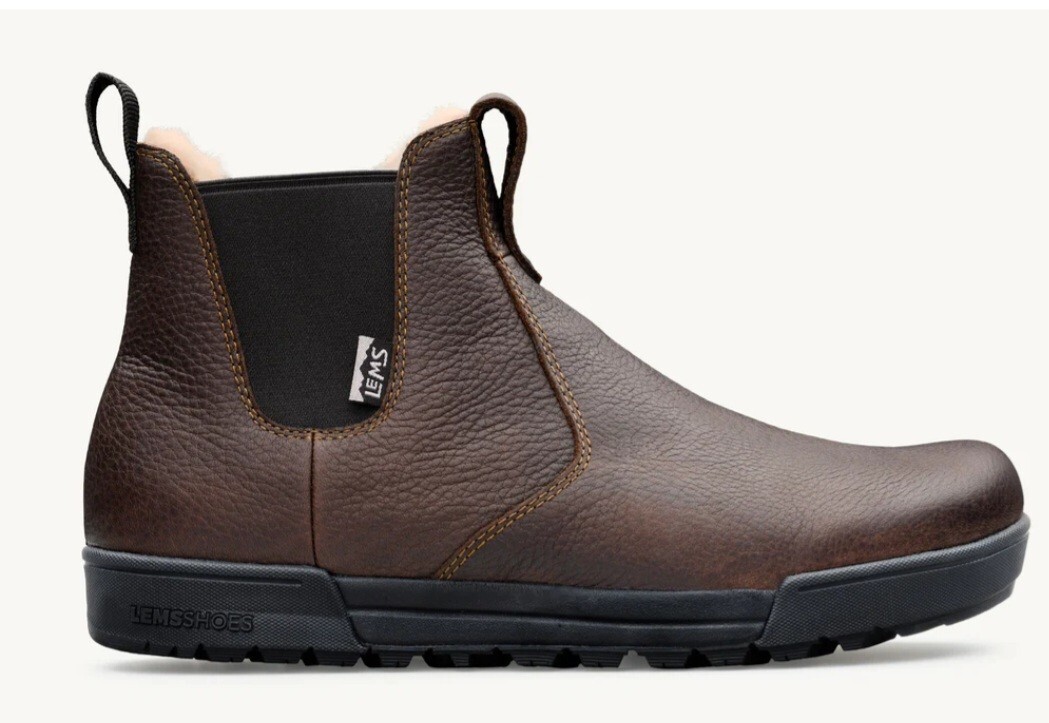 Lems Chelsea Boot Tuff Waterproof Dark Roast Unisex Men Size