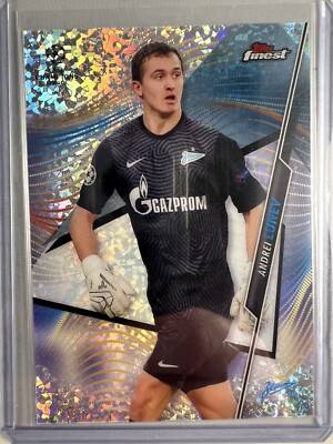 Andrei Lunev 2020-21 Topps Finest UEFA UCL Speckle Refractor #/175 FC Zenit