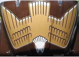 Details About Jeep Cj7 1977 1980 Golden Eagle Gold Hood Bird Restoration Decals Stickers Set