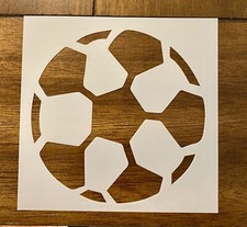 Soccer Ball 10 MIL Laser Cut Mylar Stencil Painting Art Supplies