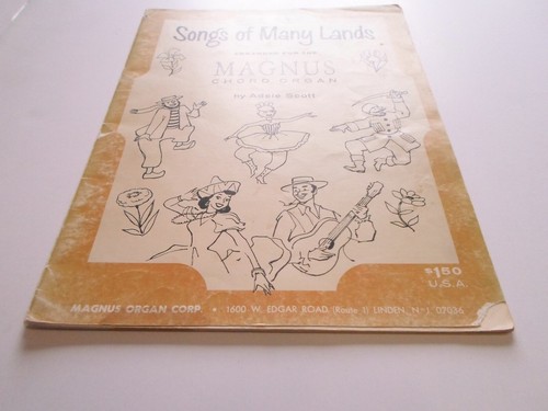 Songs of Many Lands Arranged for the *Magnus Chord Organ* Sheet Music Piano Book - Picture 3 of 9
