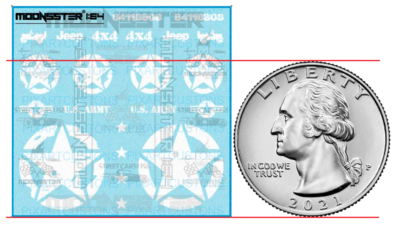 Vinile Adesivo Camion Tonka Adesivo Vinile Tonka Truck 1964 - Army Jeep, Dozer, Design Bianco, Per Personalizzare Superfici Sticker Tonka Truck - Foto 14