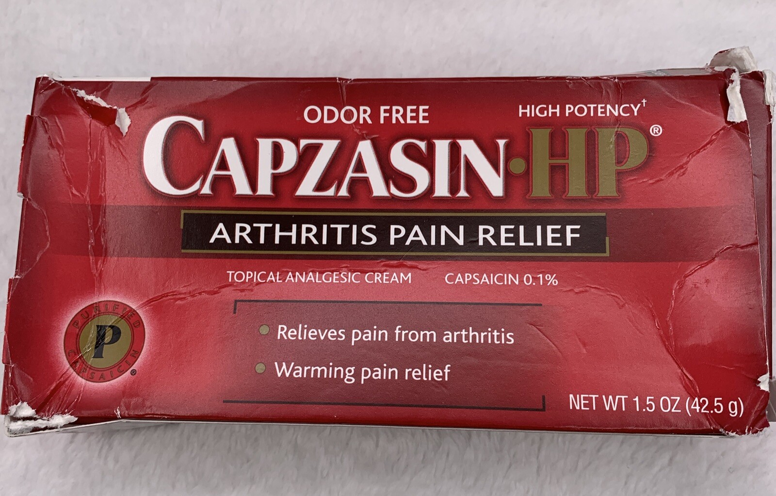 Capzasin HP Cream Arthritis Pain Relief Creme 1.5 oz Exp 6/25 eBay