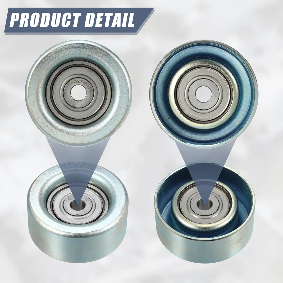 Paquete de 1 polea loca correa de transmisión de coche Mitsubishi Outlander Sport 12-23 Foto 4 de 4