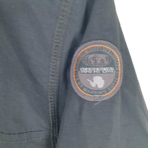 Chaqueta Napapijri Niños 14 Años Abrigo Forrado Negro 1/4 Cremallera Pullover Bolsillo Canguro - Imagen 3 de 17