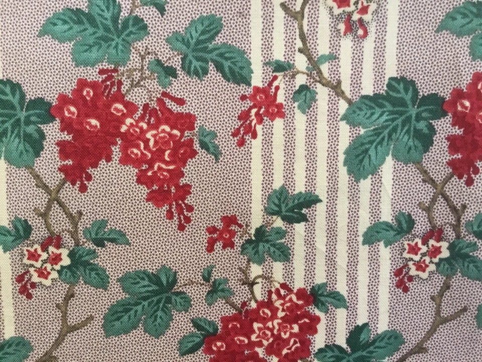 Conestoga Calico By Brackman & Thompson PRAIRIE ROSE 1830-1860 Quilt Fabric BTHY - Image 2 of 4