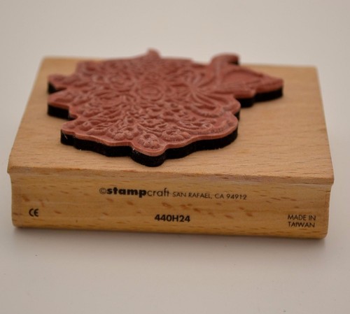 Rubber Stamp Floral Bouquet StampCraft 440H24 EUC - Picture 3 of 3