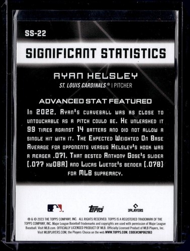 2023 Topps Significant Statistics Baseball Complete Your Set - Picture 17 of 19