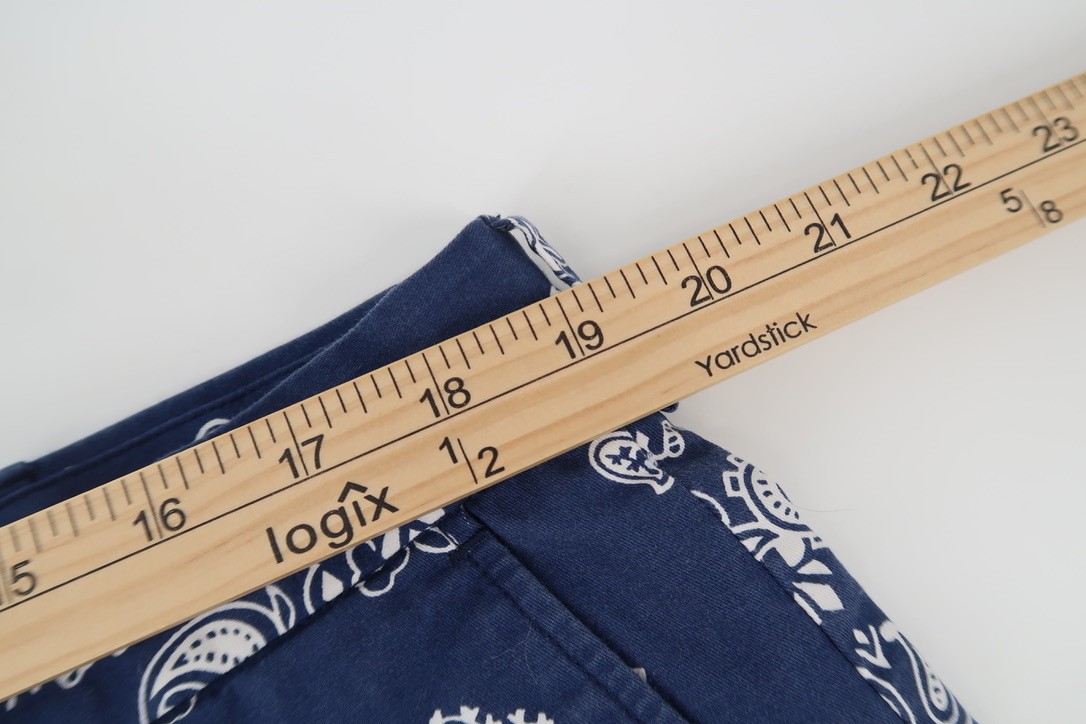 Polo Golf Ralph Lauren Mens 38 Navy Paisley Bandana Floral Print Shorts thumbnail 8