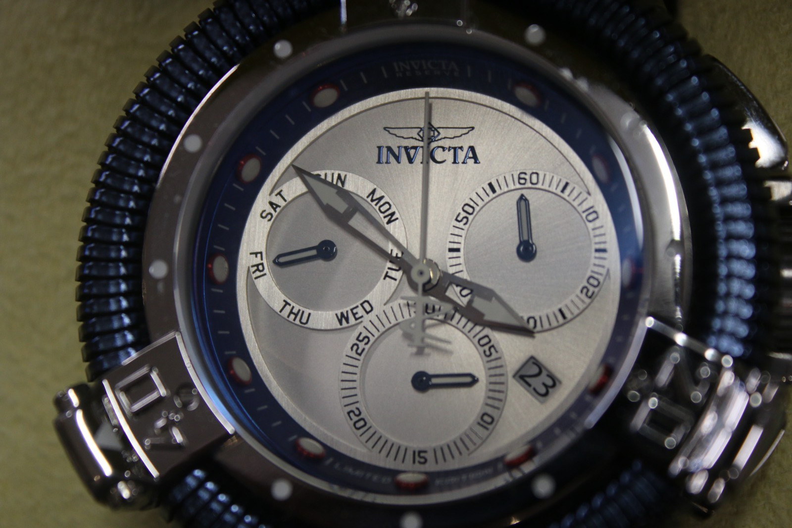 Invicta Reserve King Python Men's 50mm Limited Bl… - image 5