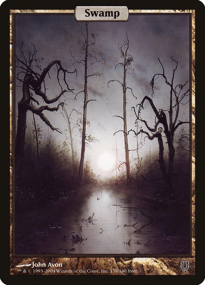 MTG Magic the Gathering Swamp (138/169) Unhinged MP