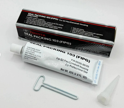 Genuine Toyota 103 FIPG Engine Sealant 00295-00103 Black RTV Gasket Maker OEM